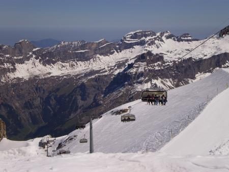 Ice Flyers at Mt Titlis