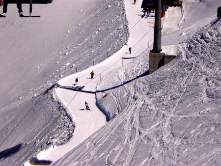 Skiing at Mt Titlis