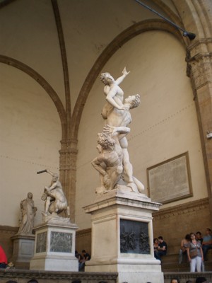 Sabine Woman, Loggia della Signoria