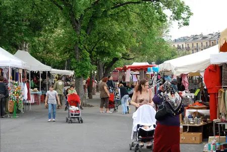 Flea Market at Plaine de Plainpalais