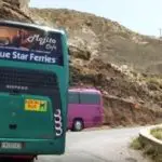 Santorini Bus to Fira