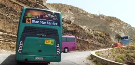Santorini Bus to Fira