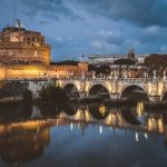 Castel Sant'Angelo illuminated at night