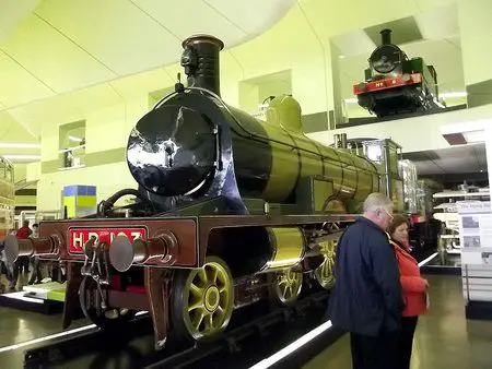 Locomotive at Riverside Museum