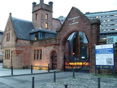 Archway to Hunterian Museum and Art Gallery