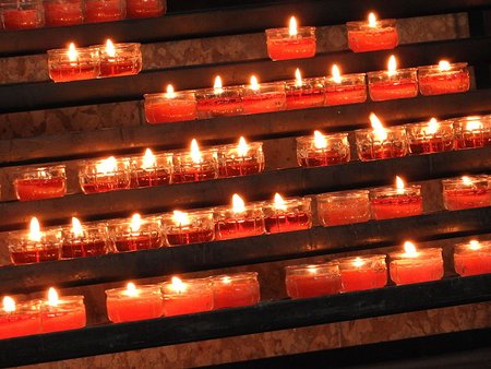 Candles at the Cathedral