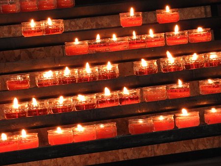 Candles at the Cathedral