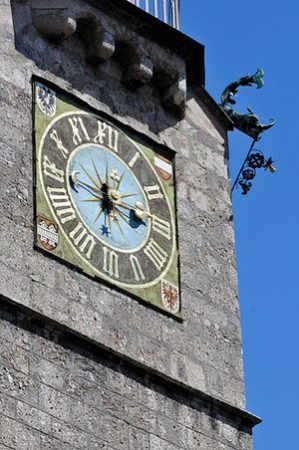 Innsbruck City Tower Clock