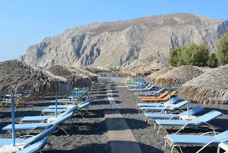 Kamari Beach, Santorini