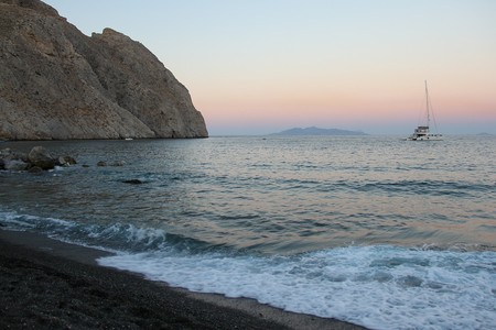 Perissa Beach, Santorini