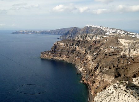 View of Fira and Oia