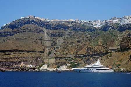 View of Fira from Caldera