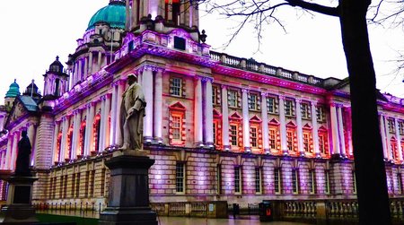 Belfast City Hall Illuminated