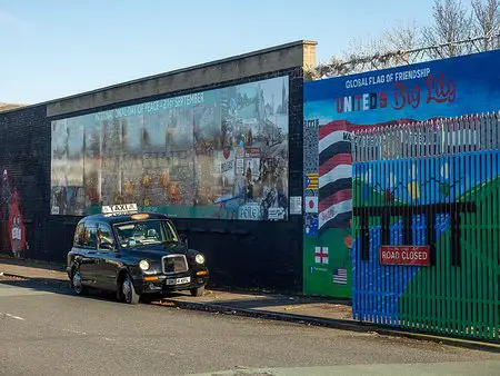 Peace Wall at Belfast