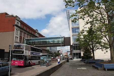 Ulster University buildings on York Street, Belfast