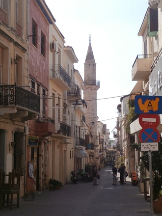 Chatzimichali Daliani Street at Splantzia - Old Chania