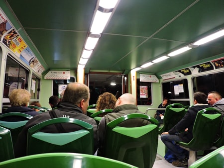 Inside a Vaporetto, Venice