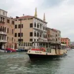 Vaporetto on Grand Canal Venice